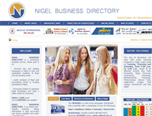 Tablet Screenshot of nigel.co.za